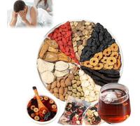 Thé rénal Formule au ginseng Ten Treasure, tisane chinoise traditionnelle, thé détox biologique naturel pour le nettoyage des reins, tisane chinoise pour hommes, tisane chinoise pour hommes, tisane