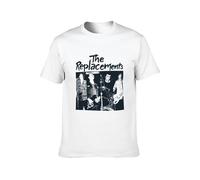 The Replacements Hardcore Punk Rock Alternative Band Graphic Casual Round Neck T Shirt White M