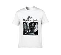 The Replacements Hardcore Punk Rock Alternative Band Graphic Casual Round Neck T Shirt White XXL