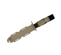 THE REPLICANT Accessoire Airsoft - Couteau d'Entraînement avec Fausse Baïonnette/Lame en Plastique Souple pour Entraînement Militaire, Cosplay, Airsoft, Activités de Plein Air/Matériau : Polymère