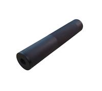 THE REPLICANT Accessoire Airsoft/Silencieux factice 190x35 mm sans Marquage/Filetage 14mm horaire et Anti-horaire/Couleur Noir