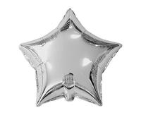 THE REPLICANT Accessoire de Fête/Ballon Métallique en ÉtoileArgenté/Dimensions : 45 x 45 cm