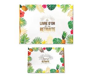 THE REPLICANT Accessoire fête/Livre d'or De Ma Retraite / 21 x 16 x 1 cm / 20 Pages