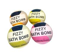 THE REPLICANT Additif pour Bain Moussant/Lot de Quatre Bombes de Bain Pétillantes Fruitées