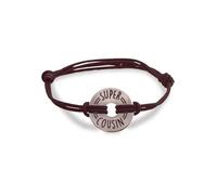 THE REPLICANT Bracelet Homme avec Message Affectueux/Taille Unique (super cousin)