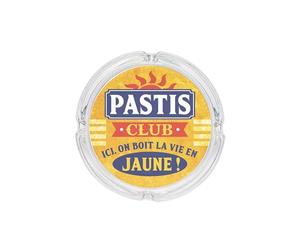 THE REPLICANT Cendrier Rond Pastis Club Ici, on Boit la Vie en Jaune