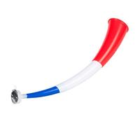 THE REPLICANT Corne de Supporter France Tricolore - Trompette de Stade Bleu Blanc Rouge Rétractable - Accessoire de Fête et Stade Télescopique - Idéal Football, Rugby et Célébrations