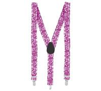 THE REPLICANT Fêtes et Evènements/Bretelles brillantes Tenue Disco (Rose)