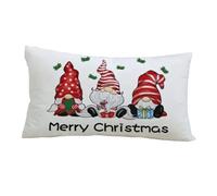 THE REPLICANT Housse de Coussin Rectangulaire Motif Merry Christmas/Coussin Vendu Séparément