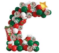 THE REPLICANT Kit Arche Ballons Guirlande de Noël / 76 Pièces