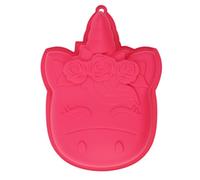THE REPLICANT Moule à Gâteau en Silicone Motif Licorne/Dimensions : 25,5 x 20 x 3,5 cm (Rose)