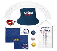 THE REPLICANT Pack Pétanque et Jeux de Boules V2 / 7 Eléments (Blanc)