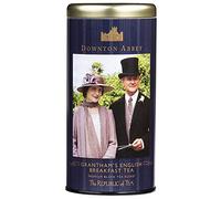 The Republic of Tea Downton Abbey Grantham Breakfast Tea, 36 sachets de thé - Mélange de thé noir avec les meilleurs thés noirs Assam, Ceylan, Darjeeling et Africains dans une élégante boîte en métal