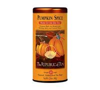 The Republic Of Tea Pumpkin Spice Black Tea, 50 Tea Bags, Autumnal Spice Blend