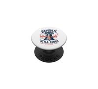 The Republic Still Rings 1776-2026 Patriotic 250 Anniversary PopSockets PopGrip Adhésif
