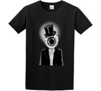 The Residents Eyeball T-Shirt Men's Black Unisex Tee Manches Courtes(X-Large)