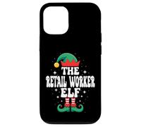 The Retail Worker Elf Funny Christmas Matching Family Coque pour iPhone 12/12 Pro