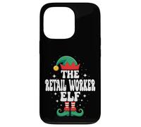 The Retail Worker Elf Funny Christmas Matching Family Coque pour iPhone 13 Pro