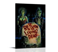 The Return of The Living DeadArt Peinture décorative imperméable et résistante aux taches pour salon, bureau, café, installation facile, facile à nettoyer, option cadeau préféré, style cadre