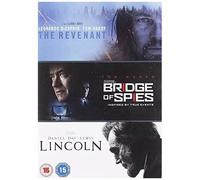 The Revenant / Lincoln / Bridge Of Spies - Coffret Dvd Action & Aventure (2017) Tom Hanks, Zone 2