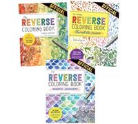 The Reverse Coloring Book™ Series 3-Book Bundle Set - Original, Mindful, and Creative Coloring with Watercolor-Inspired Art