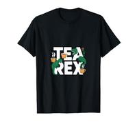 Thé Rex Dino Tea Time Fun Brew T-Shirt Graphique avec Valeur