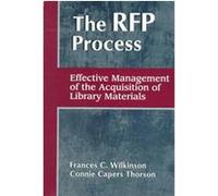 The Rfp Process Connie Capers Thorson, Frances C. Wilkinson (Auteur)