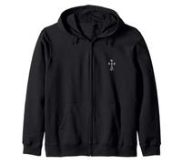 The Rhombus Diamonds Silver Cross Sweat à Capuche