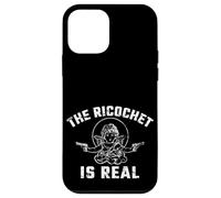 The Ricochet is Real Pro Gun Amateur de Pistolet de Sensibilisation à la sécurité Coque pour iPhone 12 Mini