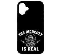 The Ricochet is Real Pro Gun Amateur de Pistolet de Sensibilisation à la sécurité Coque pour iPhone 16 Plus