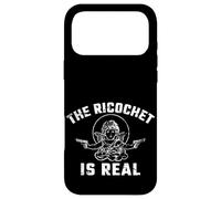 The Ricochet is Real Pro Gun Amateur de Pistolet de Sensibilisation à la sécurité Coque pour iPhone 17 Pro Max
