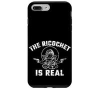 The Ricochet is Real Pro Gun Amateur de Pistolet de Sensibilisation à la sécurité Coque pour iPhone 7 Plus/8 Plus
