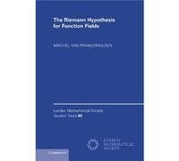 The Riemann Hypothesis for Function Fields - Machiel van Utah Valley University Frankenhuijsen - Cambridge University Press - Livre en Anglais - Hardback Machiel van Utah Valley University Frankenhuij
