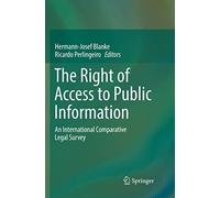 The Right Of Access To Public Information