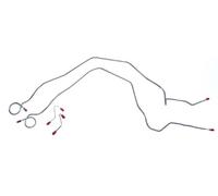 The Right Stuff FKT8601S Kit de conduite de frein avant en acier inoxydable, 4 pièces (vanne V-8 1st Design)