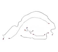 The Right Stuff TKT6802S Kit de ligne de frein avant en acier inoxydable, 6 pièces