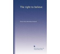 The right to believe. 1