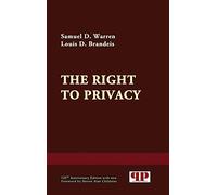 The Right to Privacy