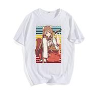 The Rising of The Shield Hero RAPHTALIA Tshirt Unisexe, Anime Cosplay Costume Col Rond Manches Courtes Tee Hommes/Femmes (XXS-4XL)