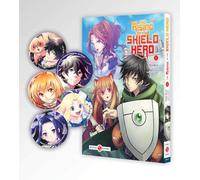 The Rising of the Shield Hero - vol. 01 - édition limitée - bagdes collector