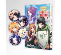The Rising of the Shield Hero - vol. 01 - édition limitée - bagdes collector - Yusagi Aneko - Bamboo Eds - Boîte ou accessoire - Manga