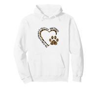 The Road to My Heart Empreintes de Pattes léopard Sweat à Capuche