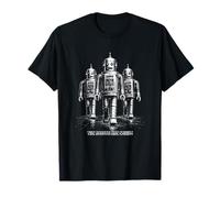The Robots are Arrive Retro Sci-FI Robot Invasion T-Shirt