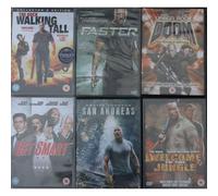 The Rock Dwayne Johnson 6 Dvd Collection San Andreas Welcome To The Jungle Get Smart Doom Faster Walking Tall