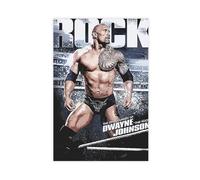 The Rock Dwayne Johnson Impression sur toile esthétique 5 - Décoration murale pour salon, chambre à coucher - Style sans cadre - 20 x 30 cm