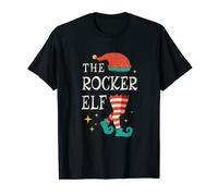 The Rocker Elf Pull de Noël moche T-Shirt
