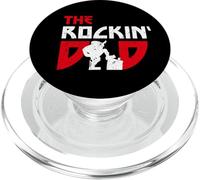 The Rockin' Dad Guitariste Guitare Musique Rock Papa Père PopSockets PopGrip pour MagSafe