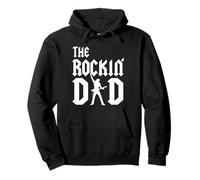 The Rocking Dad Père Papa Guitariste Musique Fan De Rock Sweat à Capuche