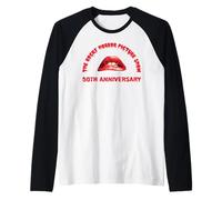 The Rocky Horror Picture Show 50th Anniversary Lips Logo Manche Raglan
