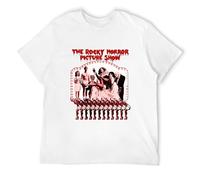 The Rocky Horror Picture Show Poster T Shirt Cult 70S Comedy Film W340 Time Warp Men's T Shirt Size M